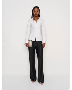 Reformation Raya Fitted Shirt - White