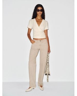 Reformation Larah Knit Top - Natural