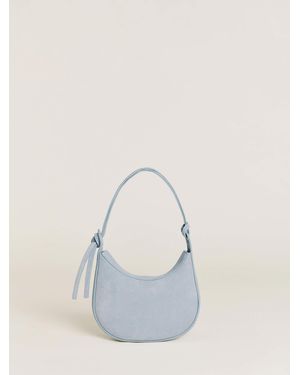 Reformation Mini Rosetta Shoulder Bag Leather - Natural