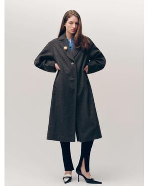 Reformation Wyatt Coat - Blue