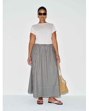 Reformation Cleo Skirt Es - White