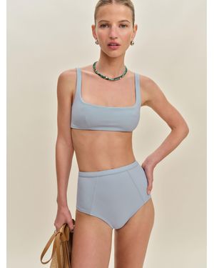 Reformation Azure Bikini Bottom - Blue