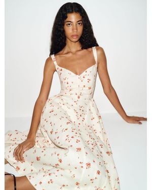 Reformation Birdie Linen Dress 6 - White