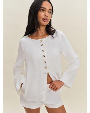 Reformation Lucia Linen Jacket - Natural