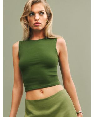 Reformation Ryland Tank Top - Green