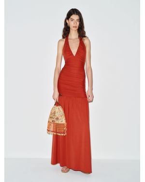 Reformation Hugo Knit Dress - Red