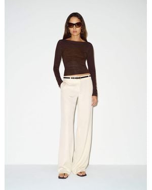Reformation Wiley Knit Top - White
