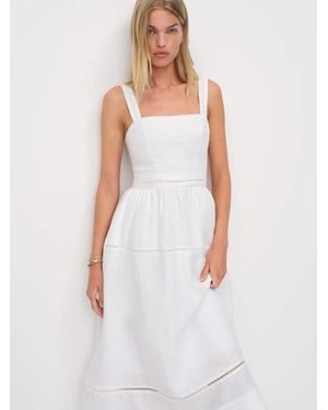 Reformation Petites Balia Linen Dress 2P in White | Lyst Reformation Petites Balia Linen Dress 2P in White | Lyst