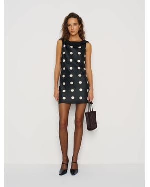 Reformation Jonelle Silk Dress - White