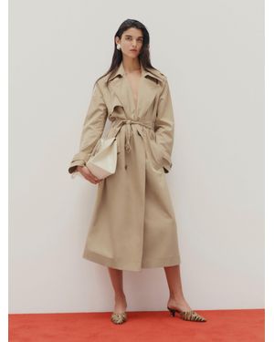 Reformation Matteo Trench Coat - Natural