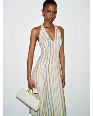 reformation striped halter dress Dresses for Women LowStock:43519555600435