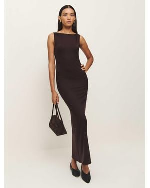 Reformation Raine Knit Dress - Natural