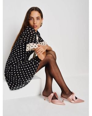Reformation Milk Glass Heeled Mule 6 - Pink