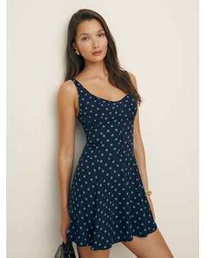 Reformation Valencio Dress 0 - Blue