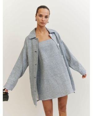 Reformation Irene Linen Jacket - Gray