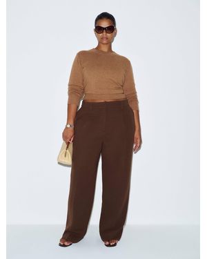 Reformation Alex Mid Rise Pant Es 14 - Brown