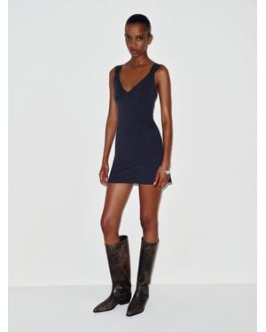Reformation Gemma Knit Dress - Blue