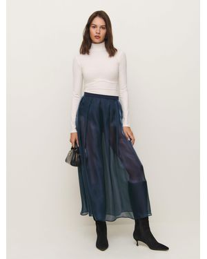 Reformation Zarina Skirt - Blue