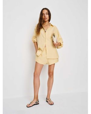 Reformation Mila Linen Short - Natural