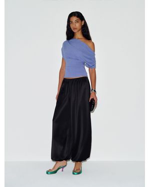 Reformation Iris Knit Top Neptune - Blue