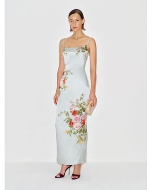 Reformation Caitlin Silk Dress 0 - White