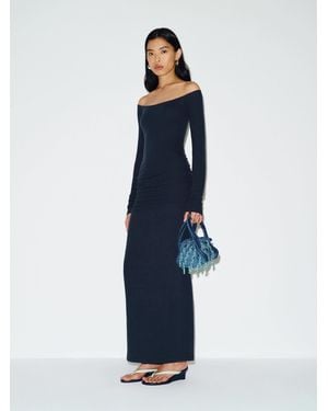 Reformation Abbott Knit Dress - Blue