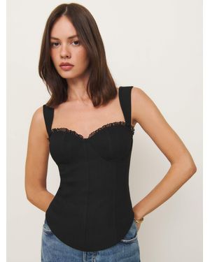 Reformation Alisa Top - Black
