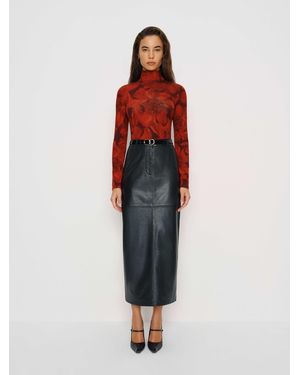 Reformation Nell Knit Top - Red