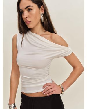 Reformation Belle Knit Top - Gray