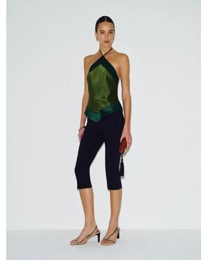 Reformation Jillian Silk Top - Blue