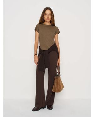 Reformation Max Slim T-Shirt - Natural