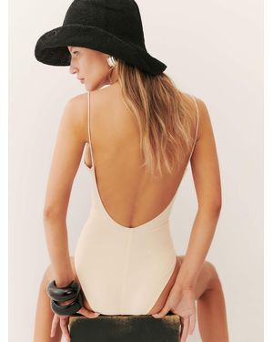 Reformation Rio One Piece Swimsuit - Black