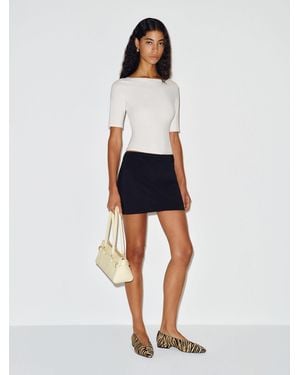 Reformation Romee Skirt 0 - White