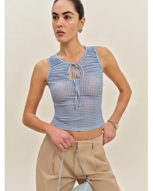 Reformation Bella Knit Top - Blue