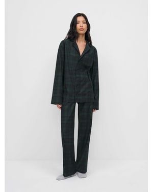 Reformation Kai Pyjama Set - Green