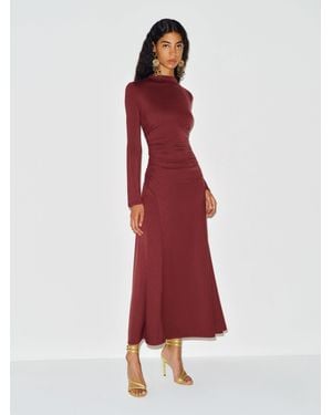 Reformation Nemy Knit Dress - Red