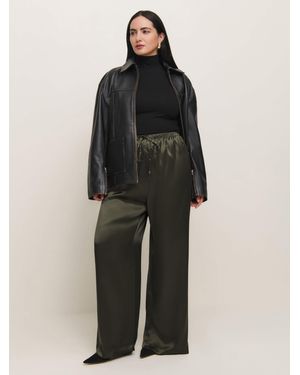 Reformation Olina Silk Pant Es - Multicolour