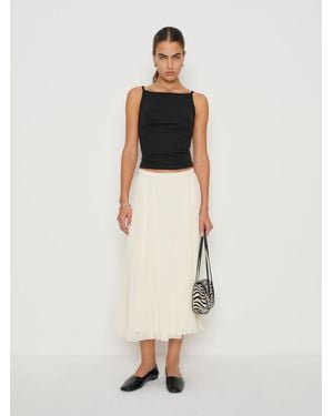 Reformation Neva Knit Top - White
