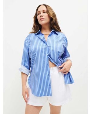 Reformation Mila Linen Short Es - Blue