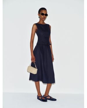 Reformation Moya Linen Two Piece 0 - Blue