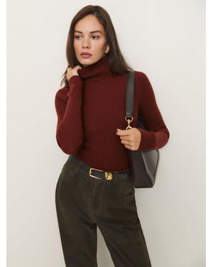 Reformation Tink Cashmere Bodysuit - Red