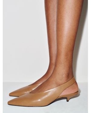 Reformation Calista Slingback Heel 5 - Brown