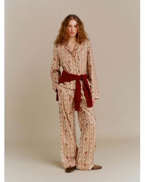 Reformation Coco Pajama Set - Natural