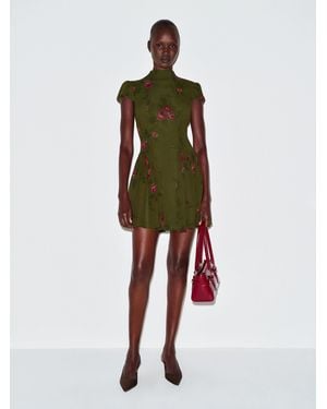 Reformation Maven Mini Dress 0 - Green