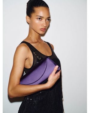 Reformation Elena Clutch - Blue