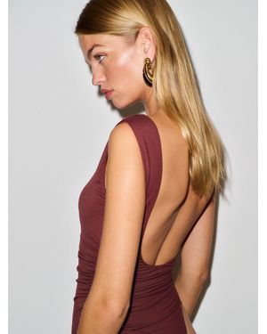 Reformation Poppy Knit Bodysuit - White