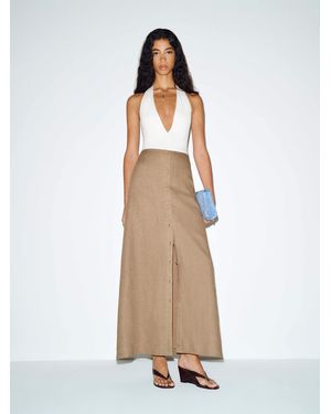 Reformation Andi Linen Maxi Skirt 0 - Natural