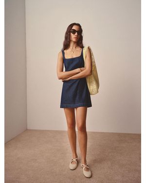 white christmas dresses Georgina Denim Mini Dress