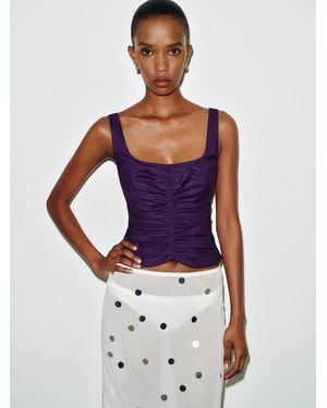 Reformation Thistle Top 0 - Blue