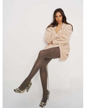 Reformation Swedish Stockings Olivia Premium Tights - Natural